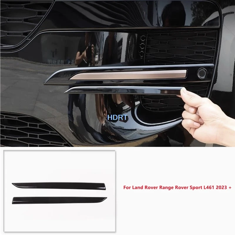 

For Land Rover Range Rover Sport L461 2023 + Front Fog Light Trim Car Styling Protector Decoration Accessories Exterior Sticker