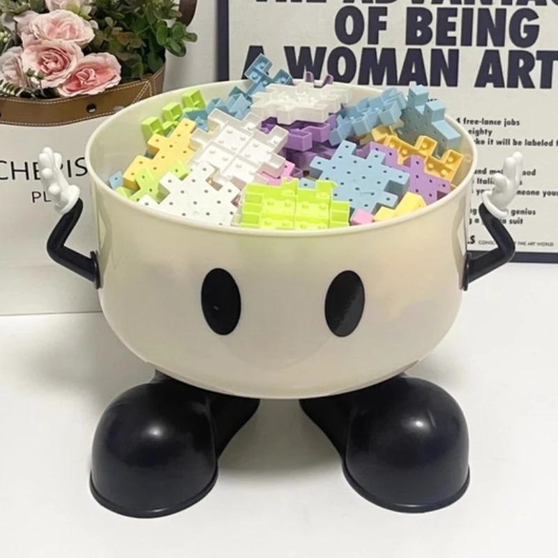 

Ящик для хранения мультфильмов Микки для домашнего использования, большая емкость, креативные мультяшные настольные украшения, разные сортировочные коробки