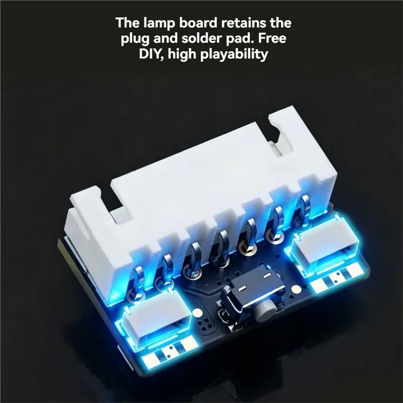 [NEW!A25P】 One-Key Switch LED Strip Light+ Controller Kit 6 Color Options/5 Brightness Levels/4 Modes For RC FPV Drone Quadcopte