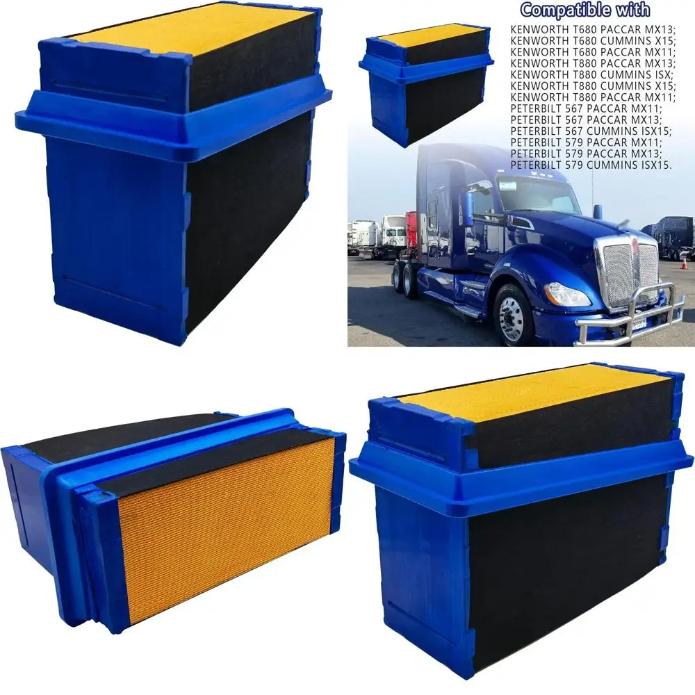 

Engine Air Filter for T680 T880 567 579 Trucks, Replaces LA6725 P637453 PA32000 WA11058 501058 (Yellow)