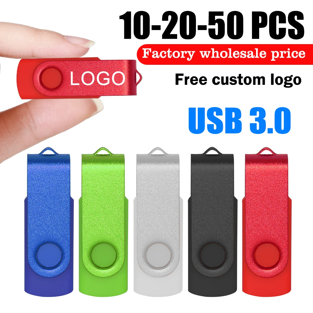 

10/20/50PCS/lot Colour USB 3.0 Flash Drive Pen Drive 8GB 16GB Pendrive Memory Stick 32GB 64GB 3.0USB Stick Gift Free Custom LOGO