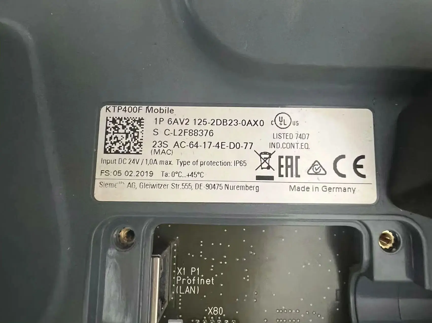 6AV2125-2DB23-0AX0 HMI Panel for Siemens 6AV2 125-2DB23-0AX0