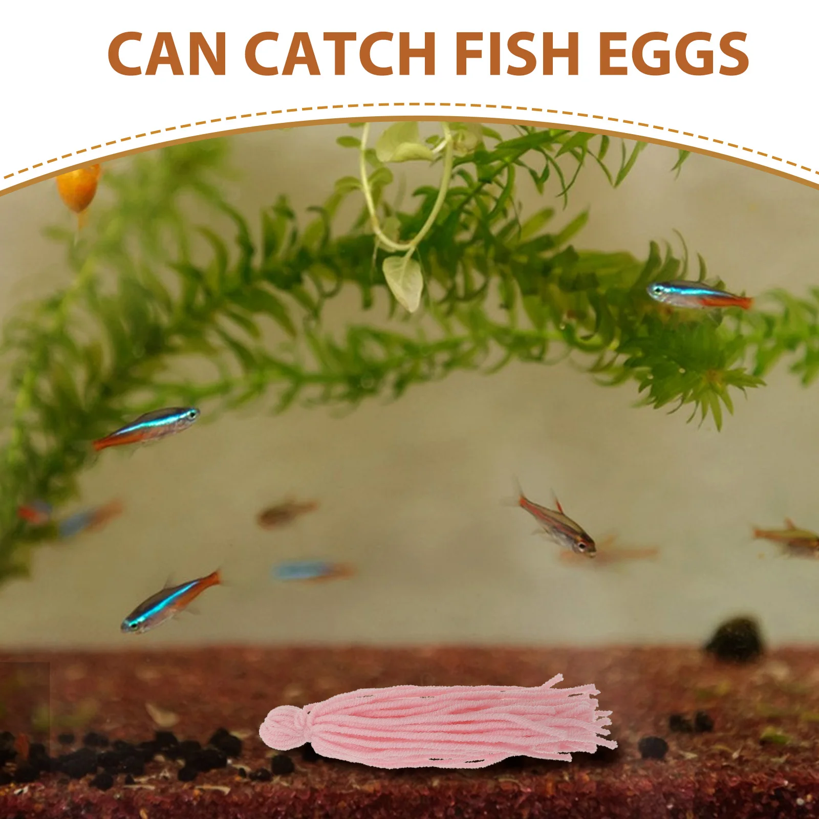 

Guppies Breeding Grass Spawn Mop Mops Fish Habitat Spawning Bed Fishnet Yarn Baby