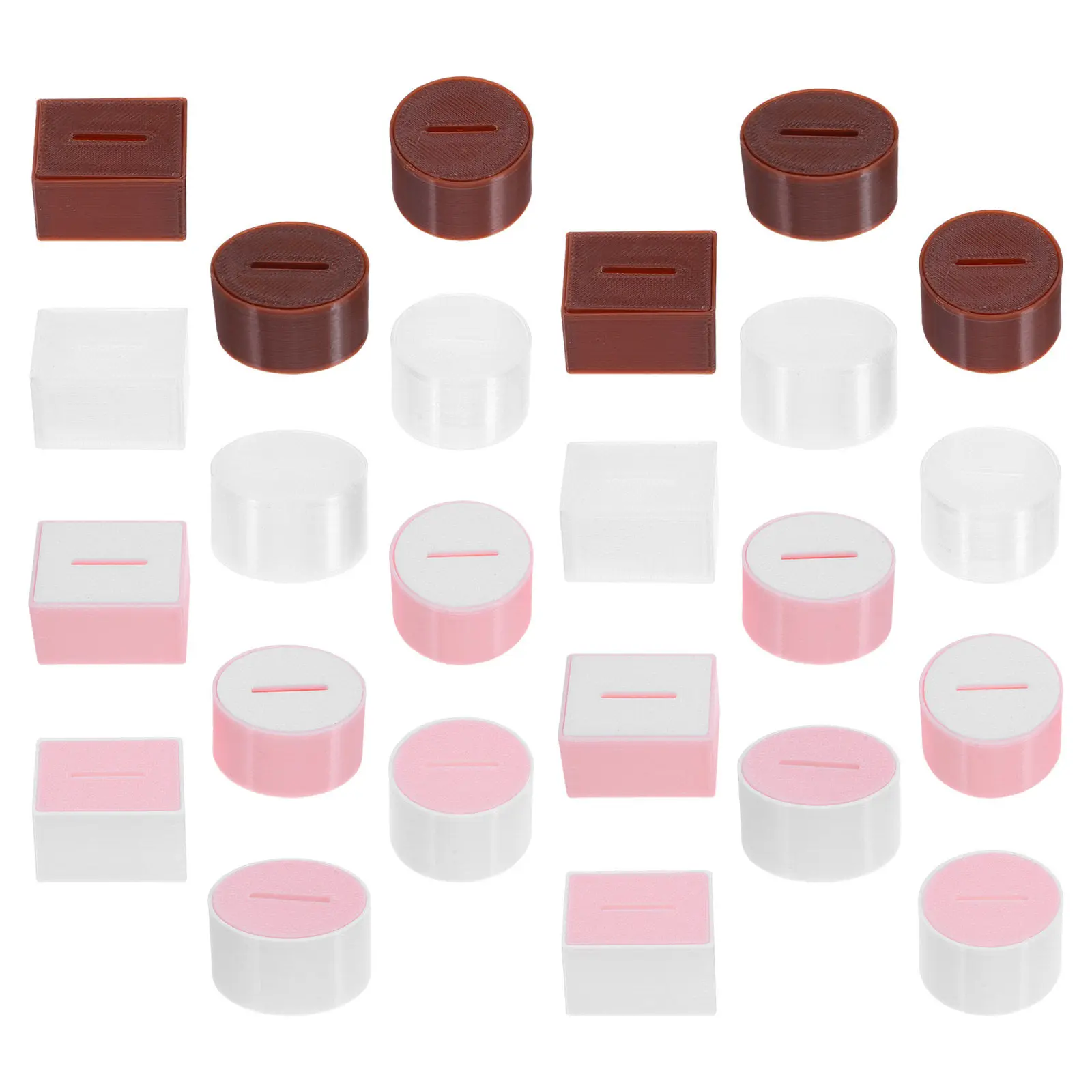 

Набор из 24 миниатюрных коробочек для салфеток: реалистичный дизайн, мебель для кукольного домика, декор для ванной комнаты, удобный для путешествий, аксессуар для домашнего интерьера