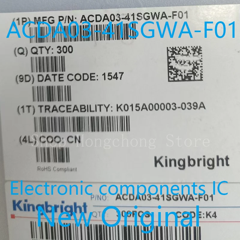 

Новый оригинальный ACDA03-41SGWA-F01 ACDA03-41SGWA ACDA03-41SG ACDA03-41 ACDA03 ДИСПЛЕЙ 7SEG 0,3 "DBL GRN 20SMD 5 шт.