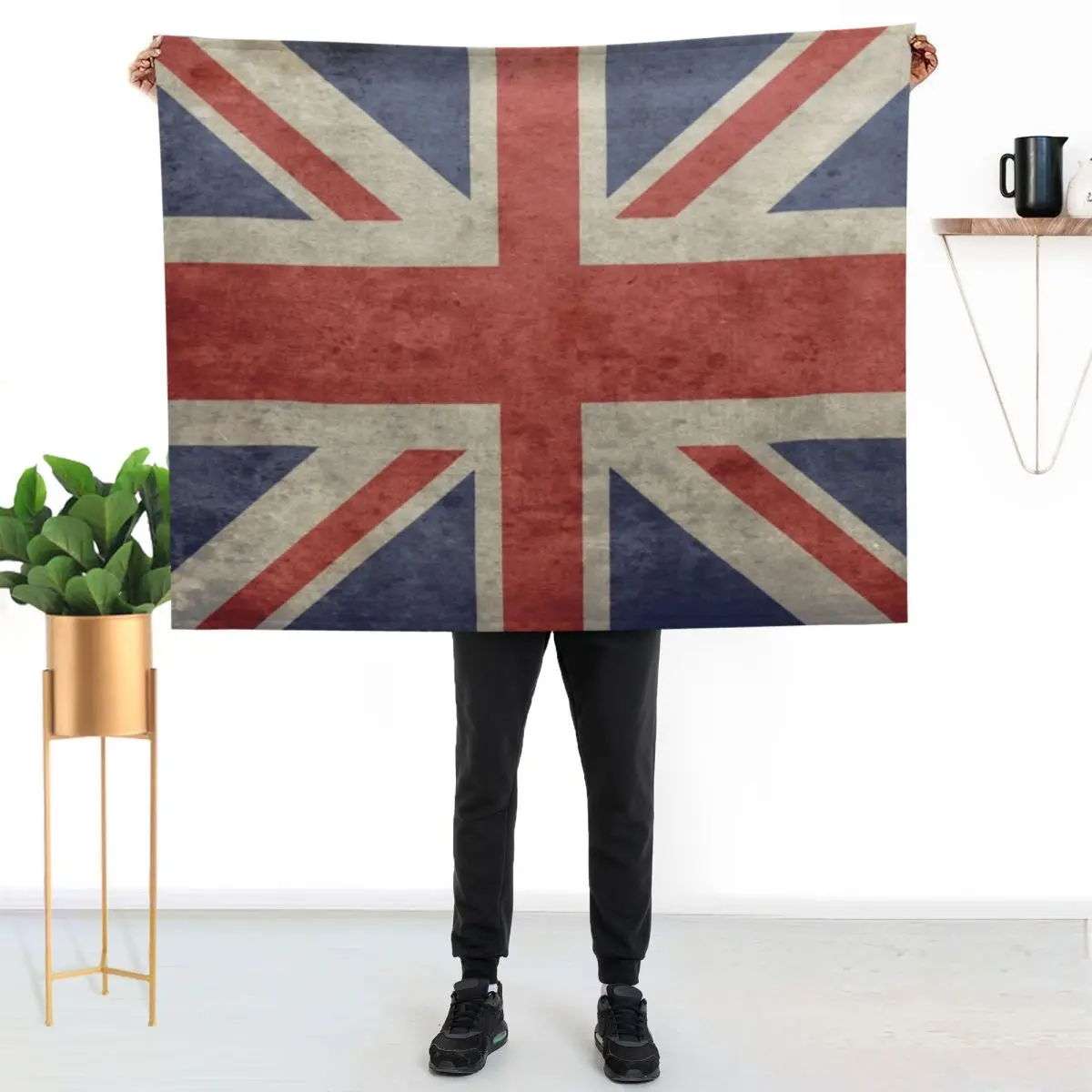 Union Jack Bedspread Throw Blanket Sofa warm winter Baby Soft Big Furrys manga Blankets