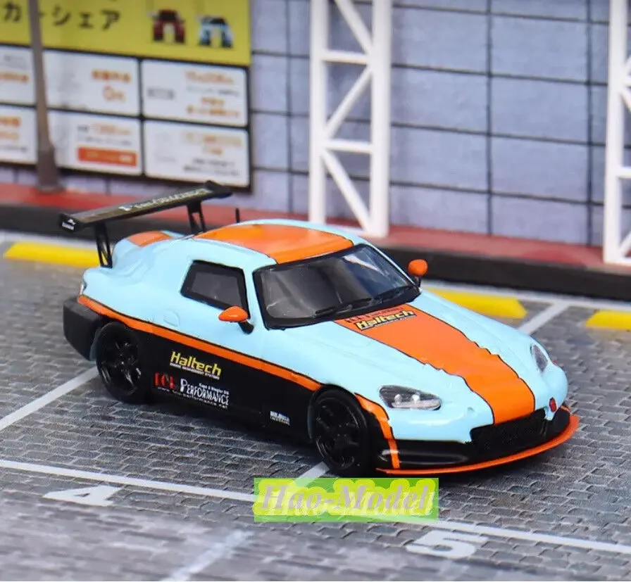 

1:64 для Honda S2000 SW SOOP GULF литая под давлением модель автомобиля игрушки для мальчиков подарки на день рождения хобби дисплей коллекция украшений белый/красный/синий