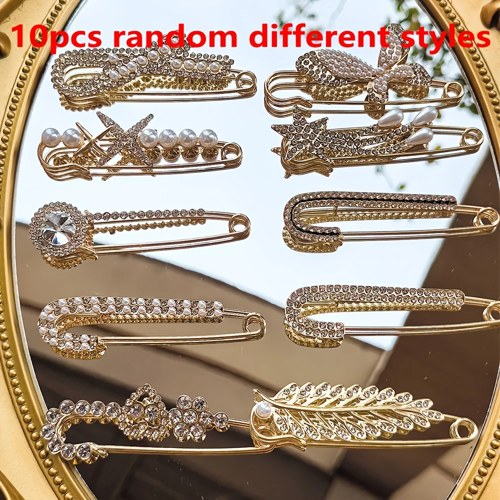 10-Piece Brooch Accessories Set description 4
