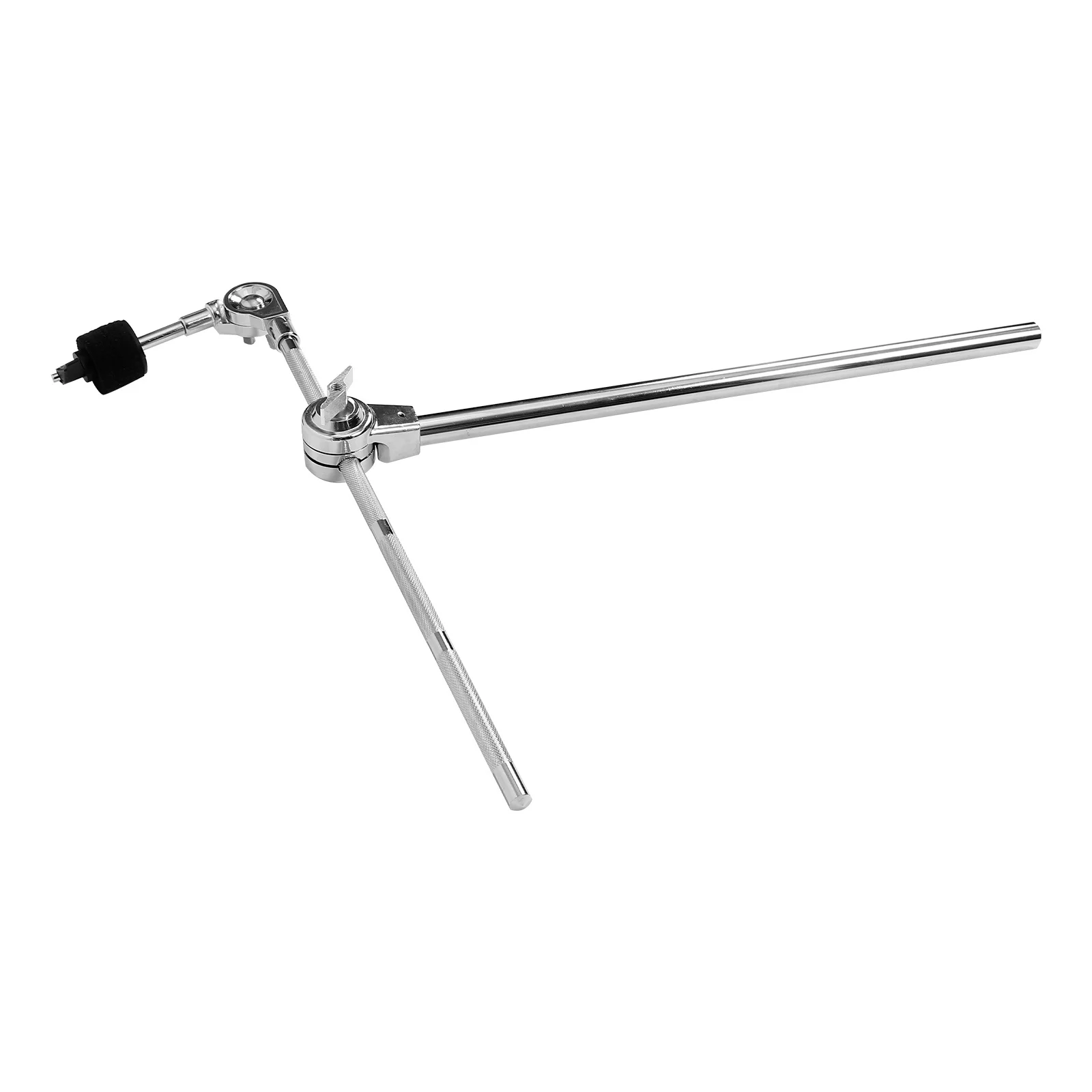 Soporte de brazo de pluma ajustable, soporte de brazo de platillo de Metal corto para juego de batería, accesorio de platillo, piezas de tambor de extensión