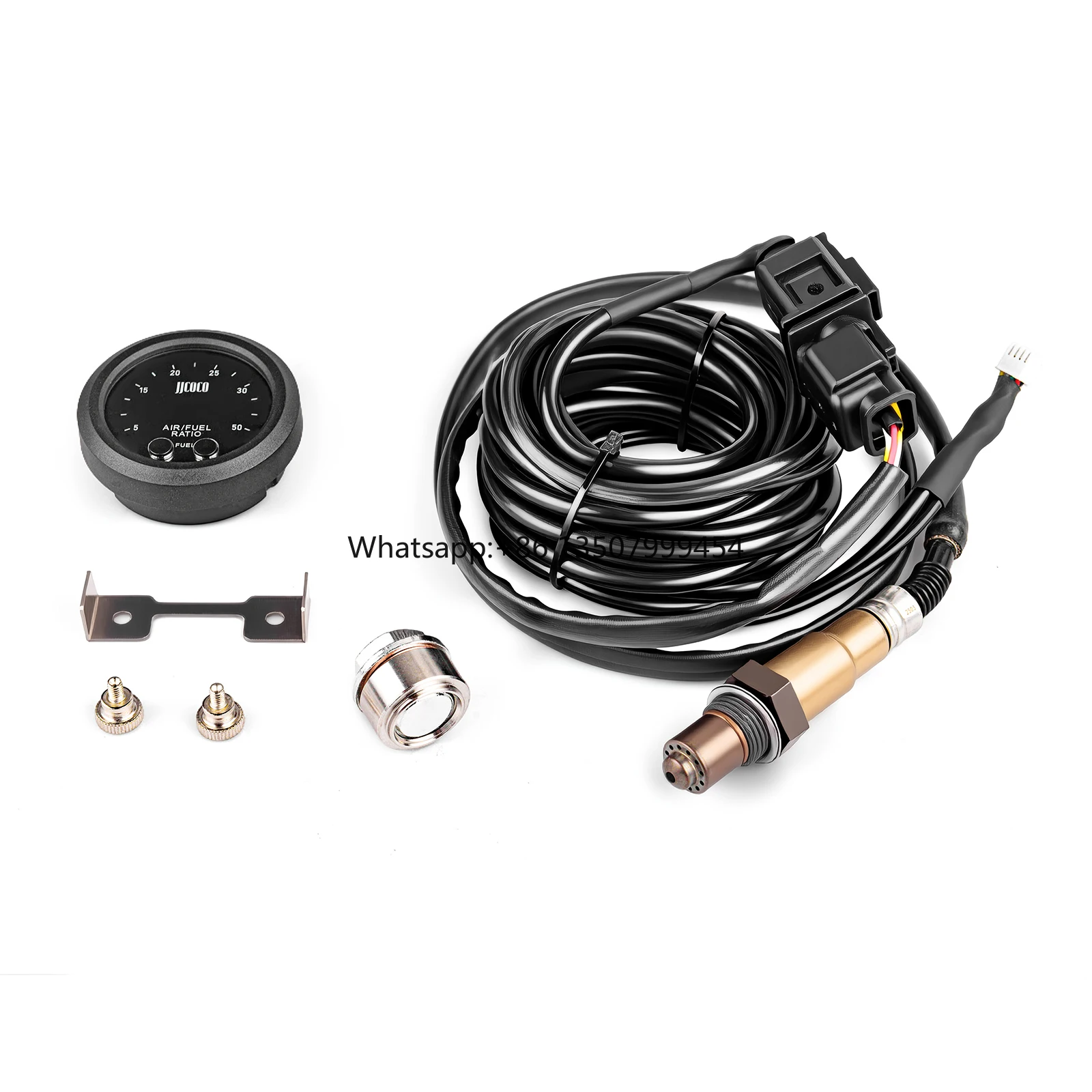 

52mm E85 Air Fuel Ratio Gauge LED Digital Display With Wideband O2 Oxygen Sensor