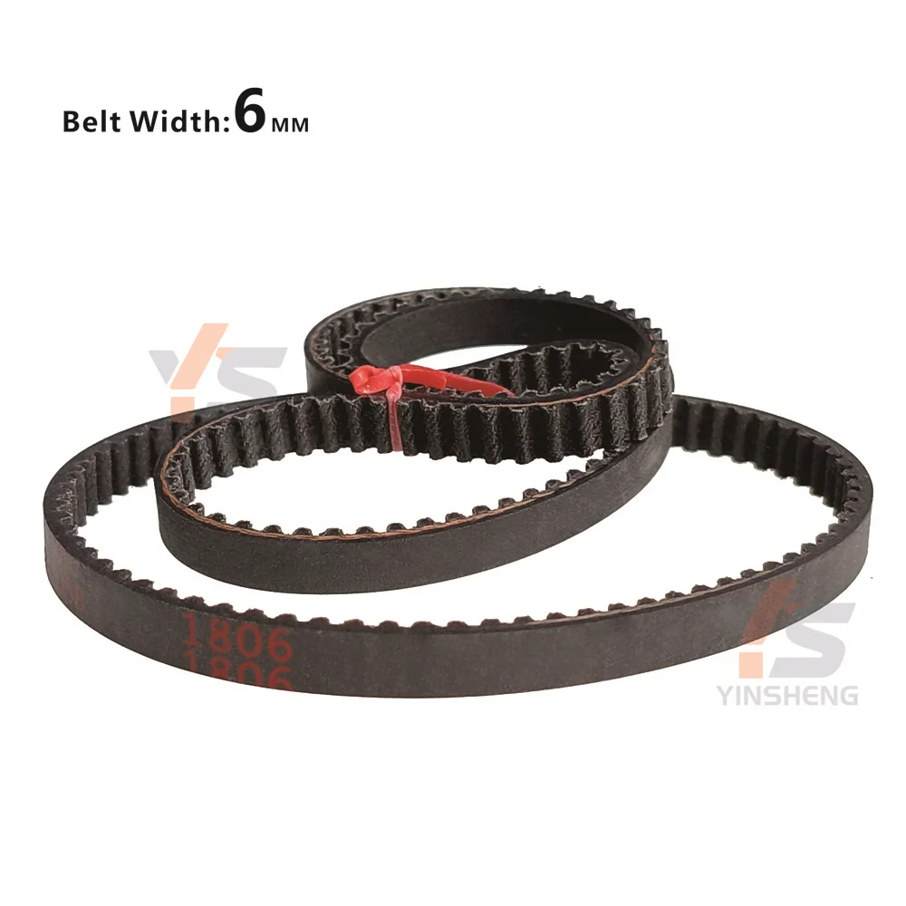 118-3600 مم، حزام توقيت مطاطي 2 متر، موديل من 118/120/126/130/136/142/158/166/176/178/182/194/208-2M إلى 3600-2M، حزام مسنن 2M