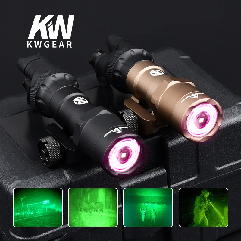 

WADSN Tactical Mini Light Fit Picatinny Rail Airsoft Hunting Accessories Surefire M300 M300B Flashlight Weapon Scout Light