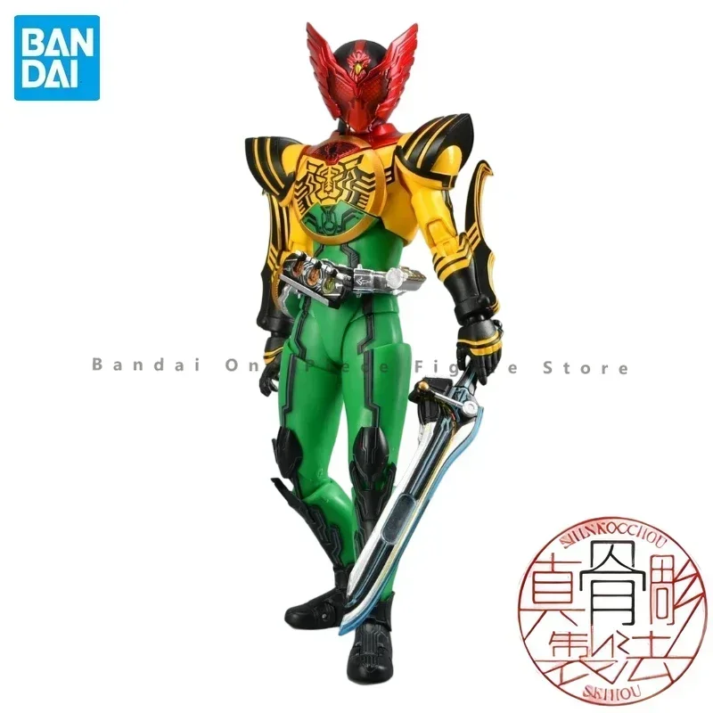 In Stock Original SHF Bandai Real Bone Sculpture Kamen Rider Oz Super Eagle Tiger Locust Combination Action Figure AnimeToyModel