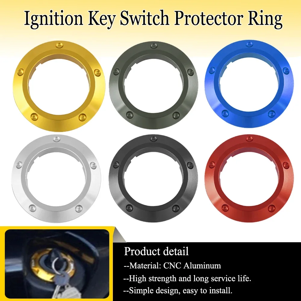 Dla Yamaha TMAX530 T-MAX 530 2013 2014 2015 akcesoria motocyklowe pokrywa wyłącznika zapłonu pierścień CNC aluminiowa osłona klucza ochrona