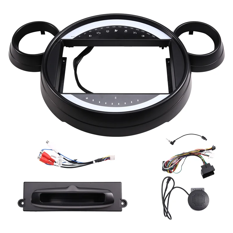 

For BMW MINI Couper R56 R60 R51 2011-2013 9 Inch Car Dash Panel Frame Fascia Adapter Android Radio Kit