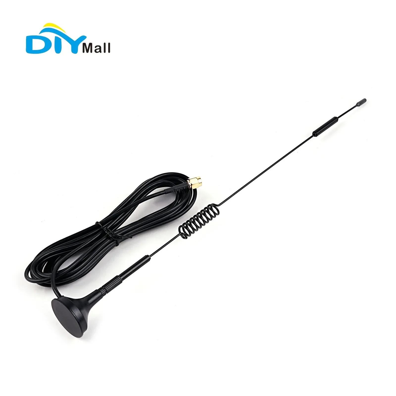 4G Quad-Band Antenna: 12dBi, 700-2700MHz, SMA with Internal Screw and Internal Needle, RG174 Extension Cable, 1.5/3 Meters