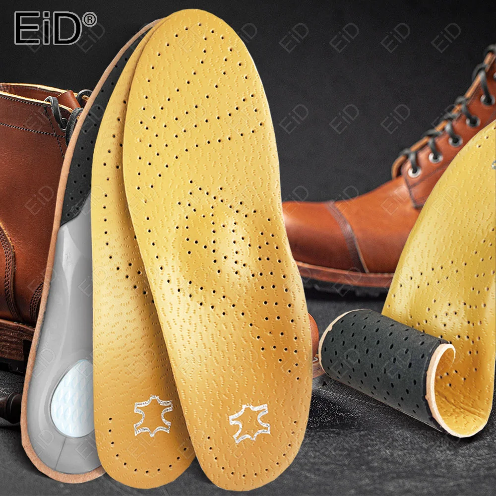 

Orthotic Insole Leather Insoles for Flat Foot Arch Support 3D 25mm Orthopedic Cushion for Men Women OX Leg Premium Shoes Inserts