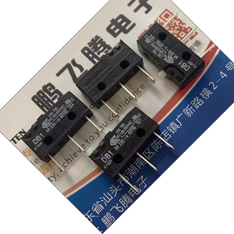 1PCS/LOTS Cherry CHERRY DB1C-B1AA Microswitch Long Pin 3-Pin Travel Limit Reset Button 6A250V