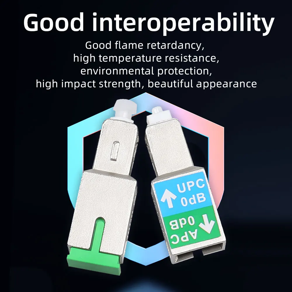 Fiber optic converter SC-SC adapter UPC optical cable interface connection APC to UPC coupler SC male to female adapter UPC-APC