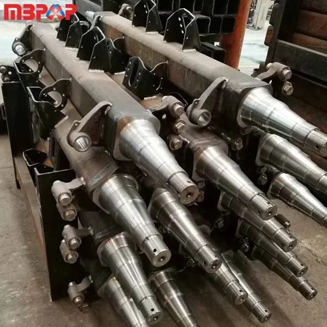 Foshan Factory Price 150MM*150MM Or 127MM*127MM 13T/14T/16T/20T American Or German Semi Trailer Axle Beam And Parts