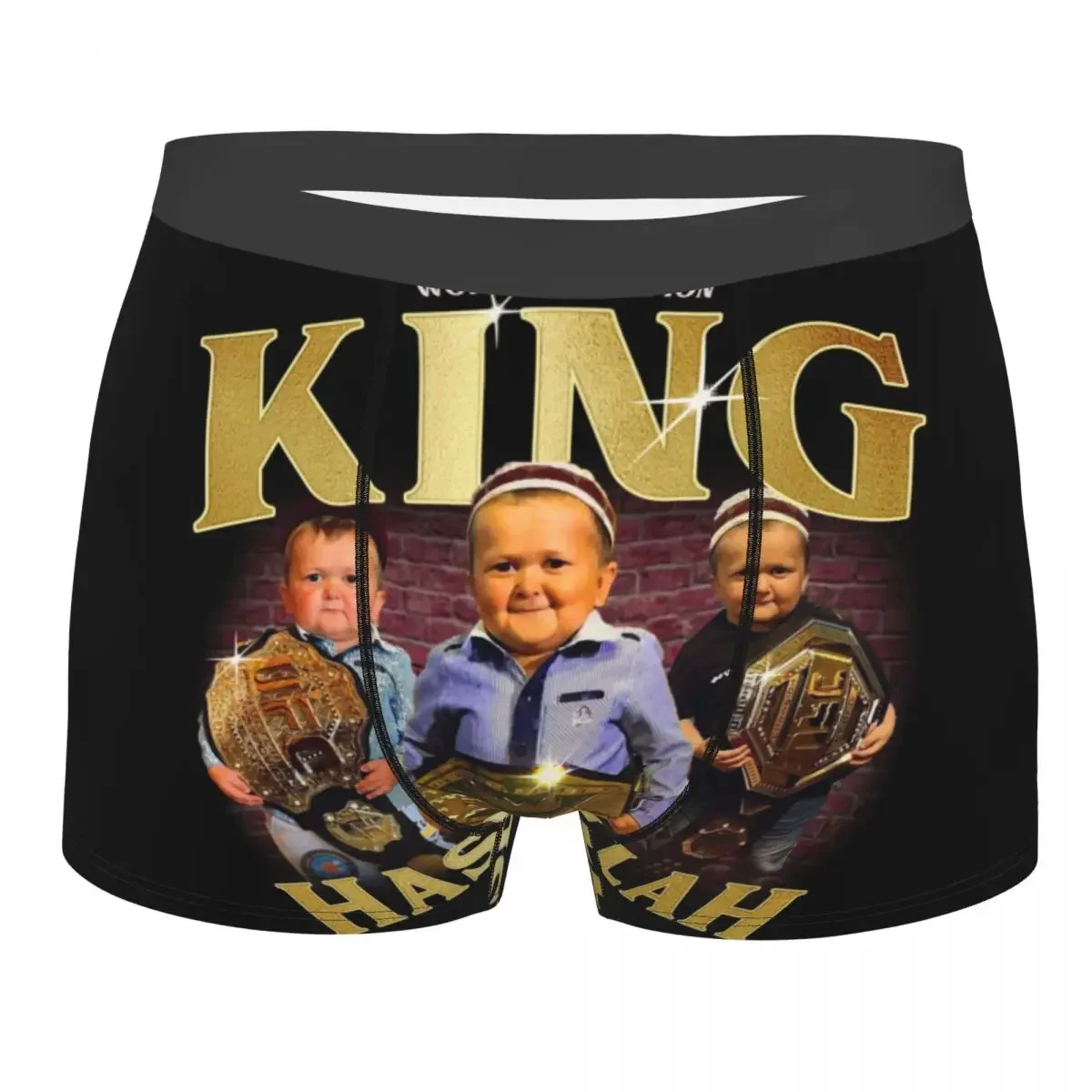 King Hasbulla Boxer Shorts For Homme 3D Printed Male Funny Hasbullah Underwear Panties Briefs Breathbale Underpants