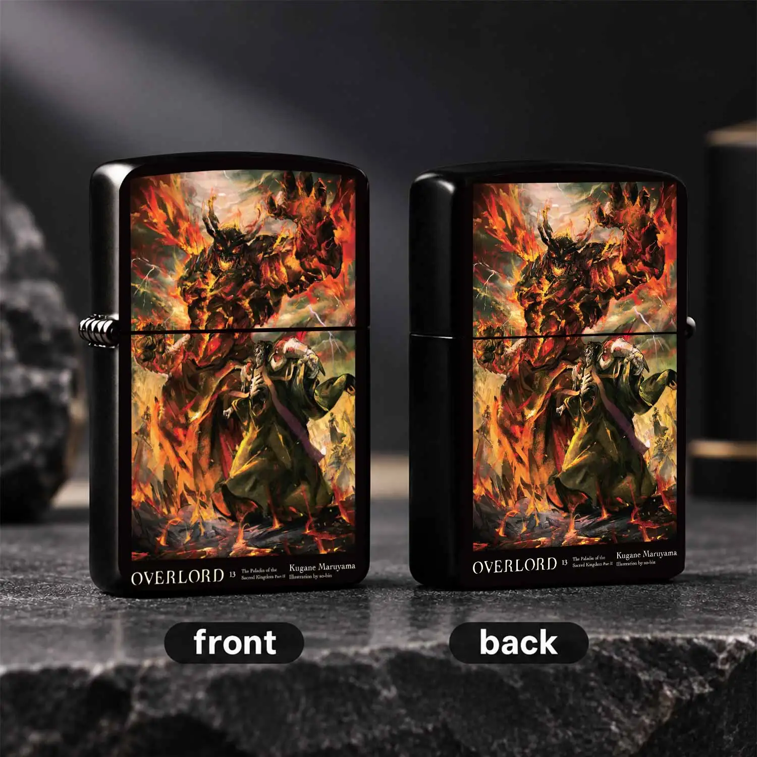 Anime Overlord 3 Fiend Themed Portable Igniter, Stylish Collectible Daily Accessory, Ideal For All Scenarios, Exquisite Gift For Anime Fans And Friends For Daily Usage  A Humorous And Interesting Lighter