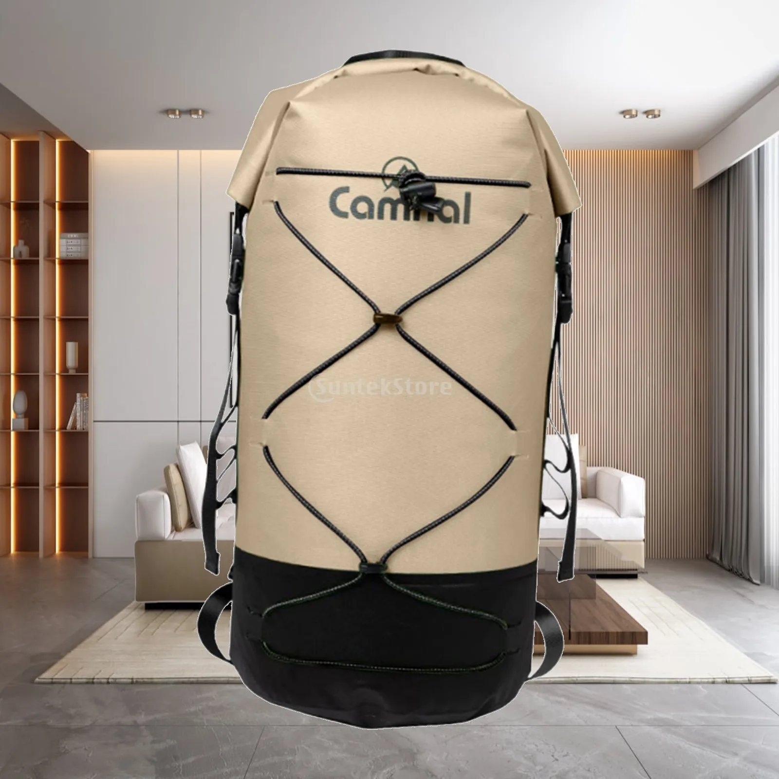 20L Outdoor Waterproof Dry Bag Lightweight Floating Backpack for Sailing Camping Hiking Water Activities Swimming Gear
