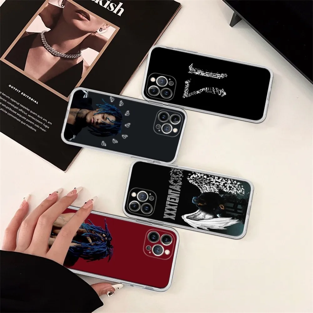 X-XXXTentacions 17 Rapper Phone Case For IPhone 16 15 8 7 6 6S Plus X SE XR XS 14 11 12 13 Mini Pro Max Mobile Case