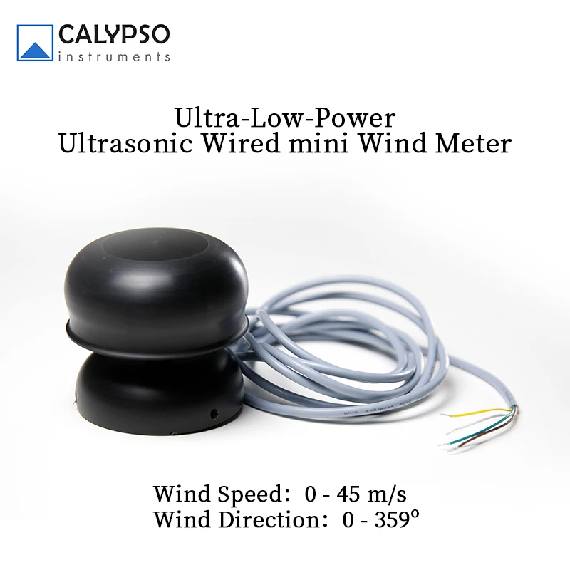 In stock 2026 CALYPSO Ultra-Low-Power Ultrasonic Wired Mini Wind Sensor Anemometer Wind Direction Sensor NMEA2000 Output m/s C 6
