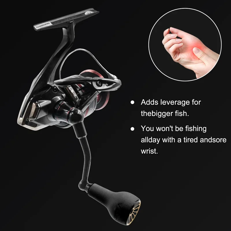 63mm Spinhendel met TPE zwarte - Daiwa Reel Fuego recensie en prijs