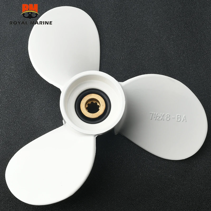 6E0-45941-01-EL Aluminum Alloy propeller 7 1/2 x 8 -BA for Yamaha 4-6hp,propeller for hidea parsun 4-6hp 6E0-45941-01 6E045941EL