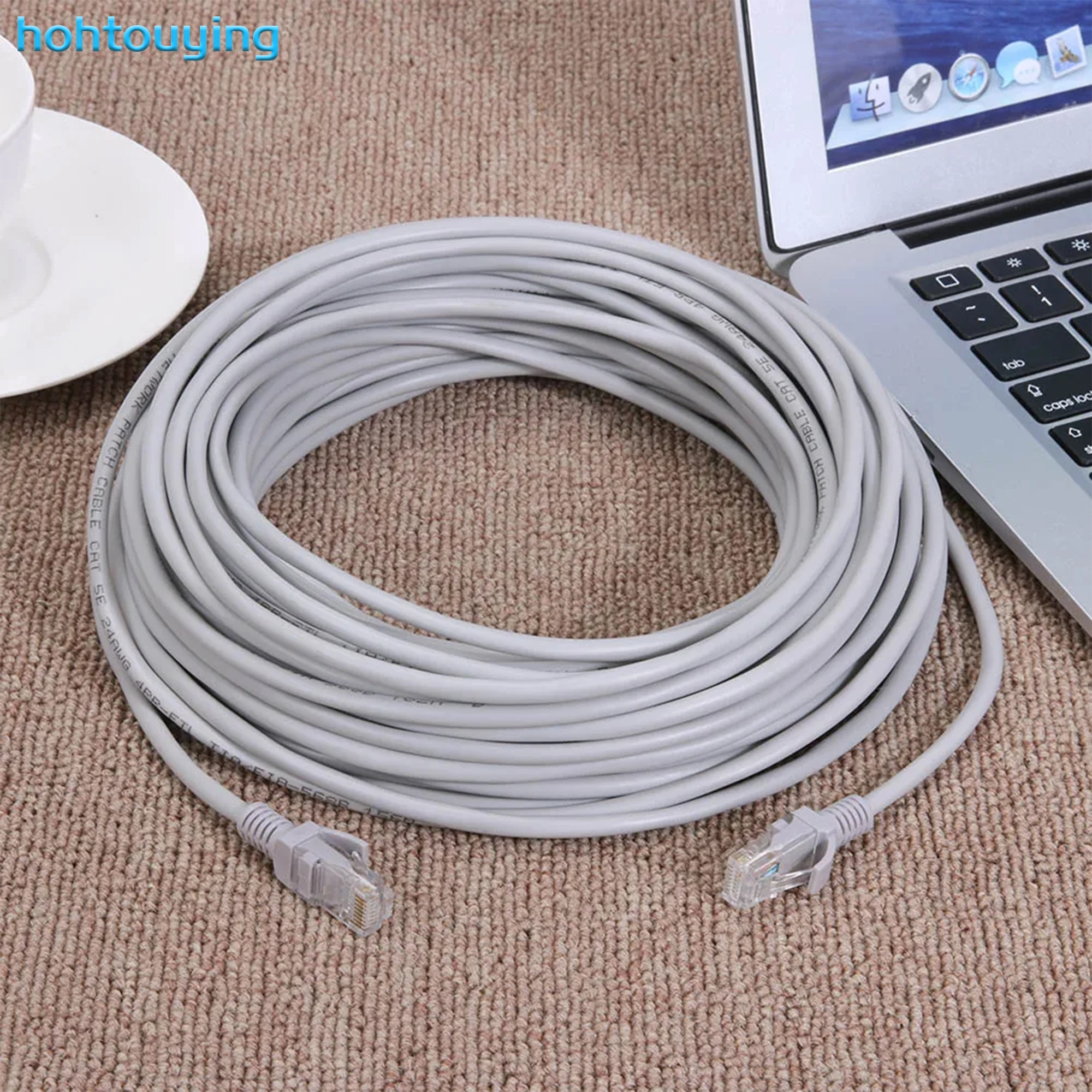 50M 20M Ethernet Cable RJ45 Cat5 Lan Cable UTP RJ45 Network Cable for NVR DVR Switcher router TV Compatible Patch Cord Cable