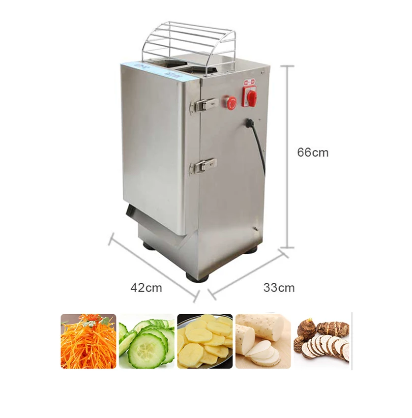 Comercial Electric Vegetable Cutter Multi-function Vegetable Fruit Onion Carrot Potato Radish Cutting Machine Vegetable Fruit Sl