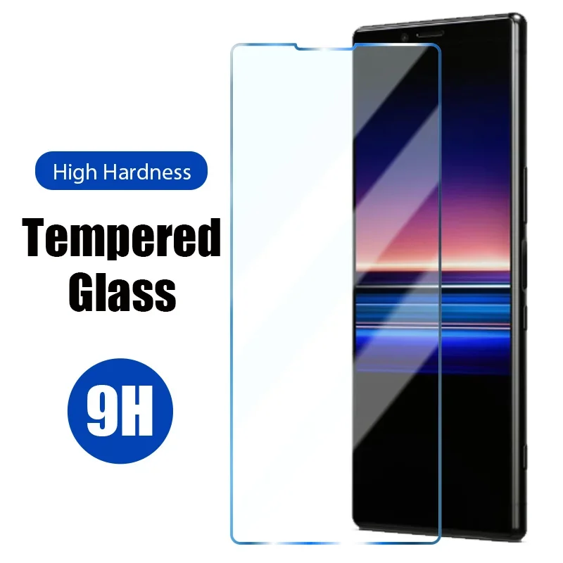 Tempered Glass Transparent Glass for Sony Xperia L3 L2 L4 L1 L Protective Screen Protector for Sony Xperia 1 II 5 II 10 Plus