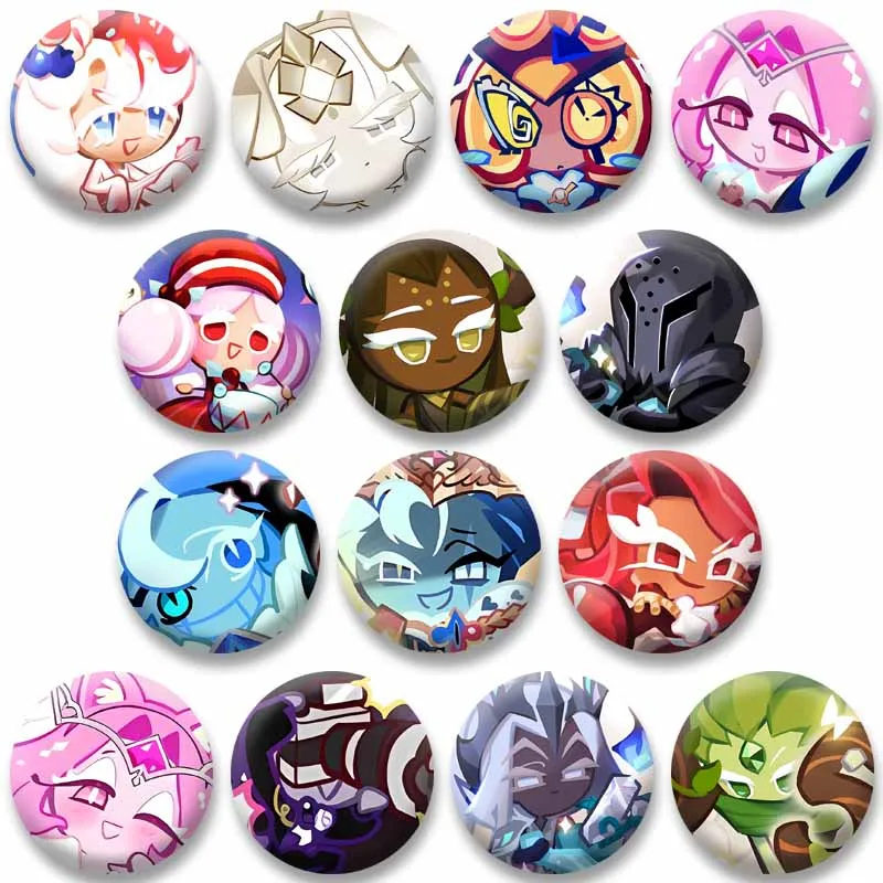 CRK Ring Candy Eternal Sugar Cookie Brooch Cute Game Character Enamel Pins Handmade Cartoon Badge Backpack Clothes Decor Jewelry