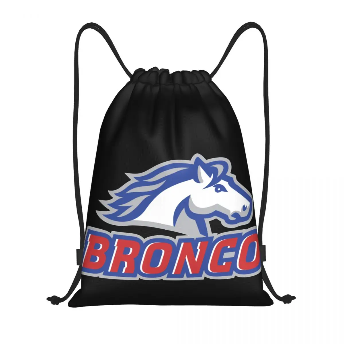 New Bronco Portable Drawstring Backpack Storage Bags Outdoor Sports Traveling Gym Yoga