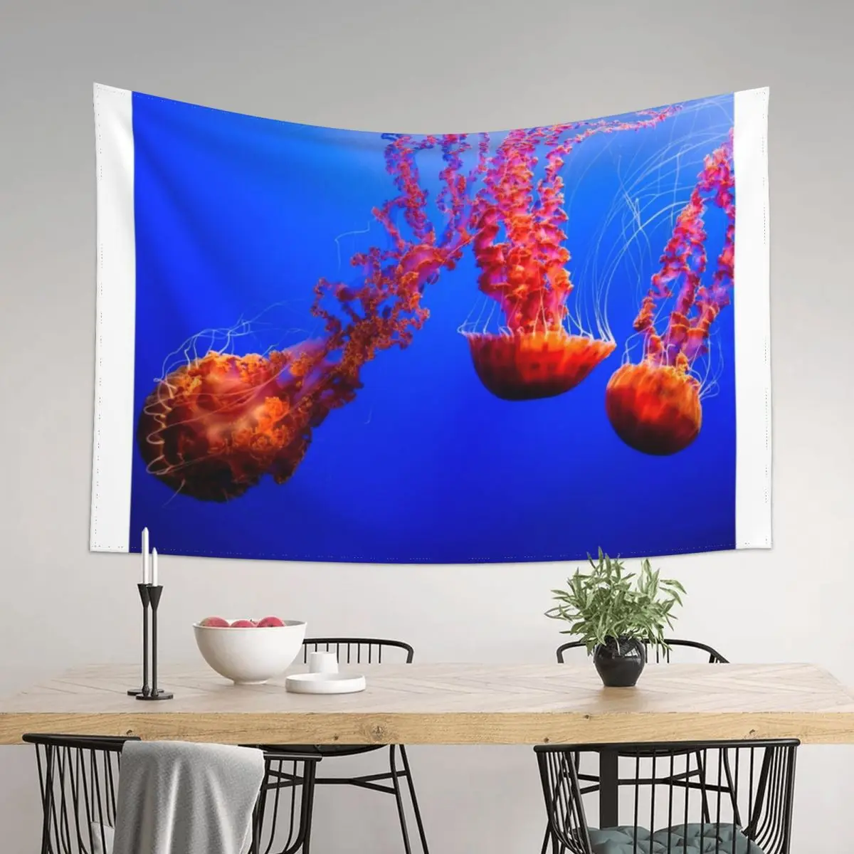 

Jellyfish in the Deep Sea Tapestry House Decor Room Decorating Aesthetic Aesthetic Room Decor Korean Home Decorations Tapestry