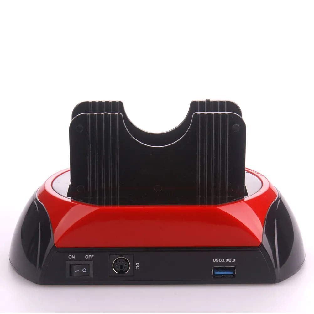 Estação de Docking USB 3.0 Dupla para HDD All-in-1 com Função de Clonagem, Suporta 2x HDD/SSD de 2.5 e 3.5 Polegadas