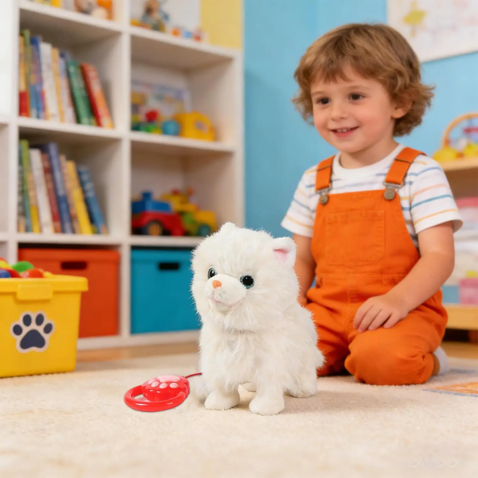 Walking Dog Toy Tail Wagging Singing Companion Animal Interactive Electronic Pet Plush Toy For Kids Boys Girls Children Birthday