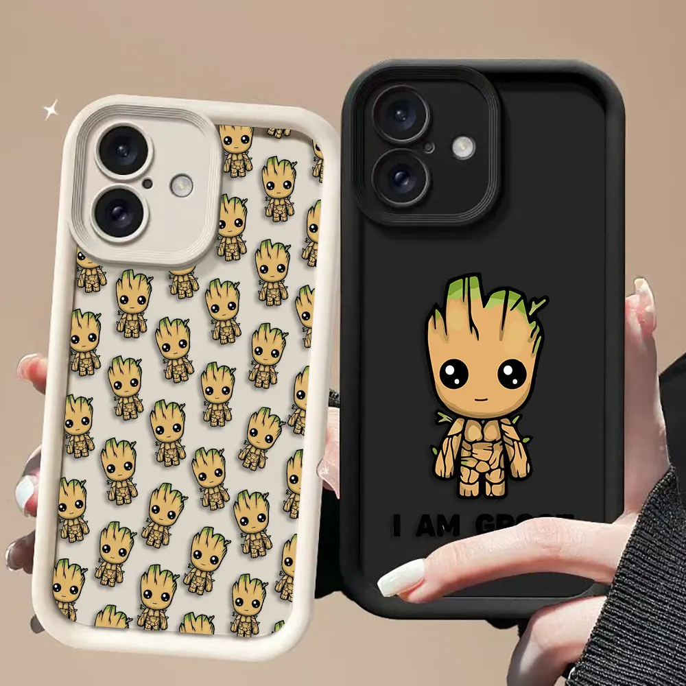 

Cute Marvel Baby Groot Cover Phone Case For HUAWEI MATE 20 30 40 50 P30 P40 P50 NOVA 5I 7 7I 9 10 11 11I SE Y70 Y90 Case Shell