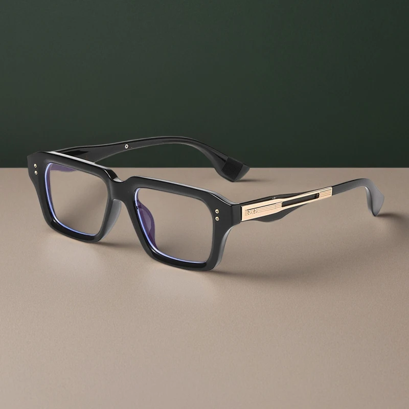 

Luxury Square Anti-blue Light Glasses Men Women Classic Blue Light Blocking Glasses Stylish Office Computer Glasses