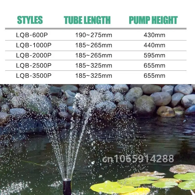 8/14/24/55/85W Hot Multi Performance High Power Fountain Water Pump fountain Maker Pond Pool Garden Aquarium Fish Tank Circulate