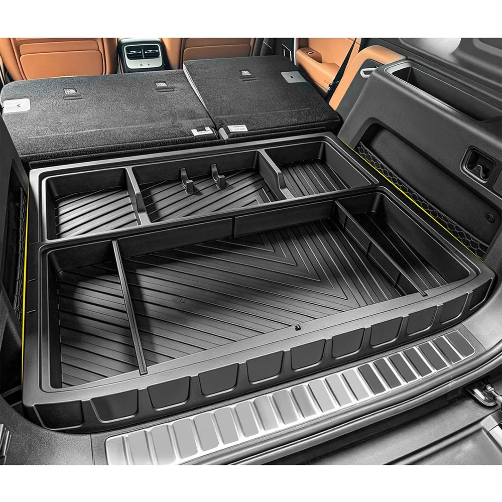 For Chery iCAR V27 2026+ Car Rear Trunk Box Cover Spare Tire Storage Box Case Accessories Stowing Tidying Toolbox
