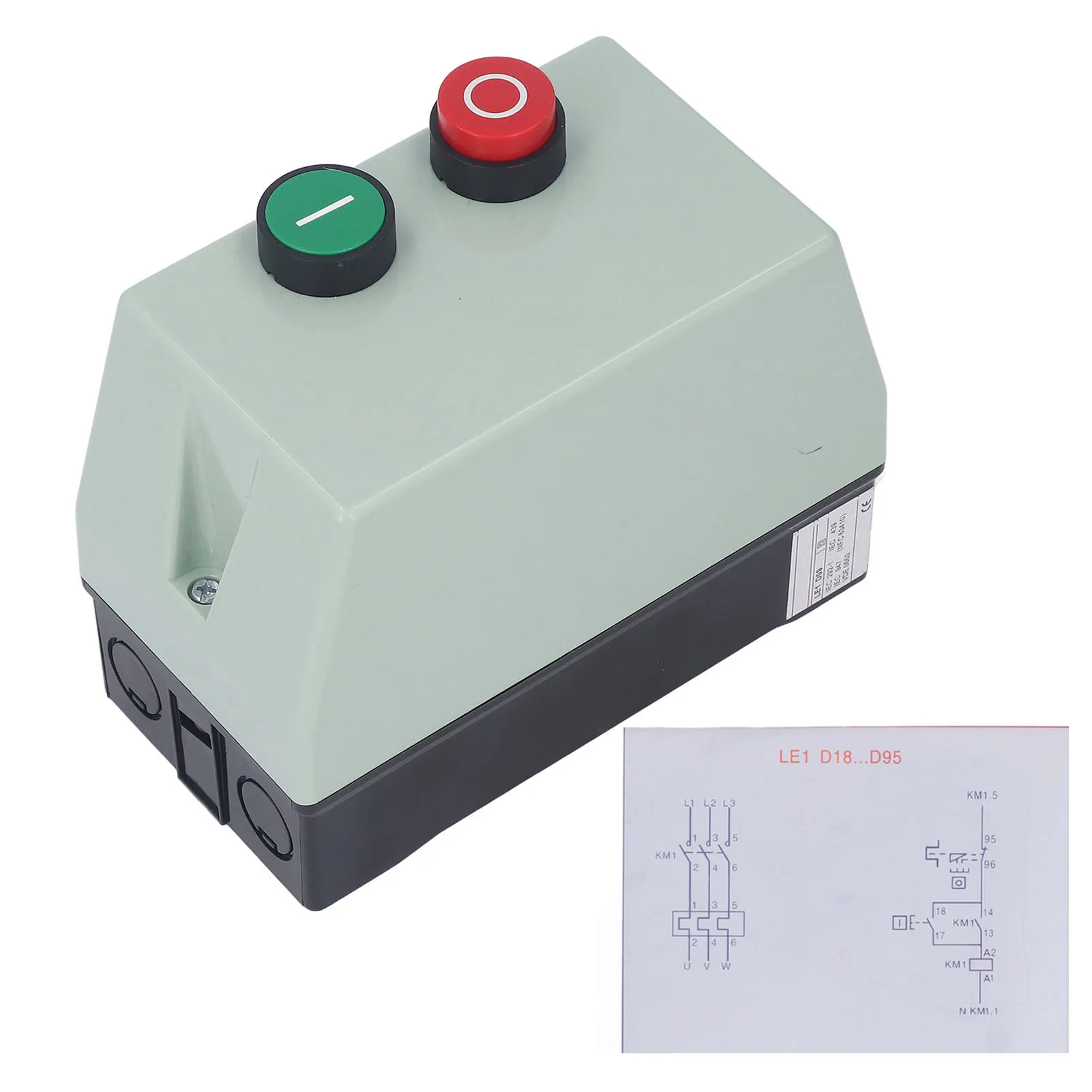 

Magnetic Electric Motor Starter Dual Use Easy Powerful ABS Housing Motor Start Control Switch for Water Applications