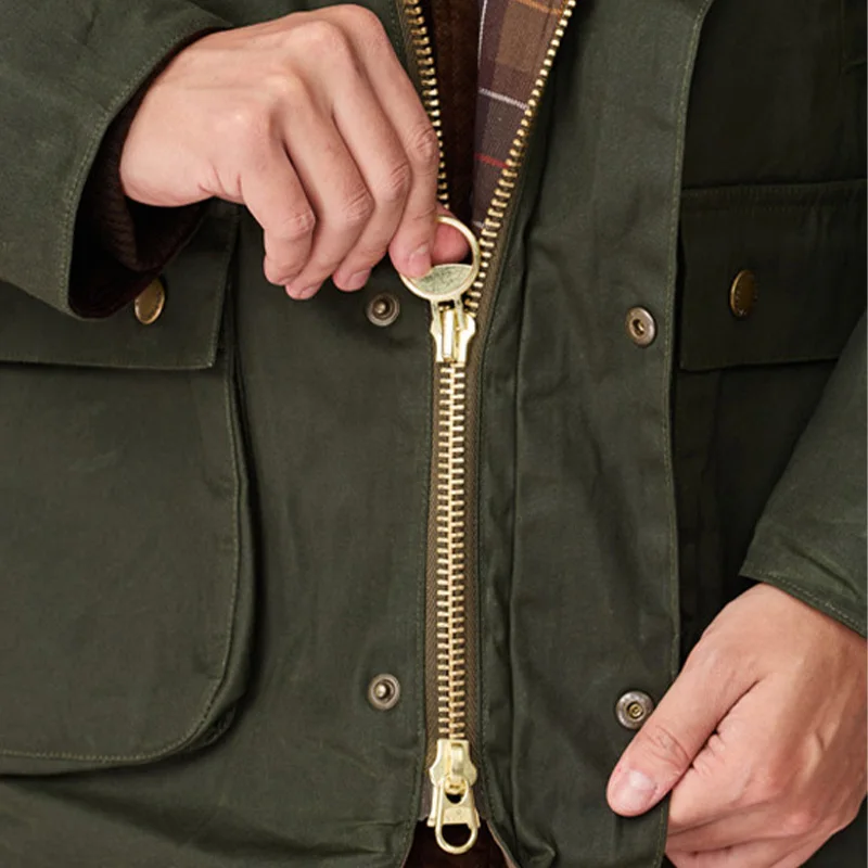 AMEKAJI الأمريكية خمر أزياء الرجال بدوره إلى أسفل طوق كم طويل عارضة العصرية بلون متعدد جيب سترة الذكور معطف أعلى #2