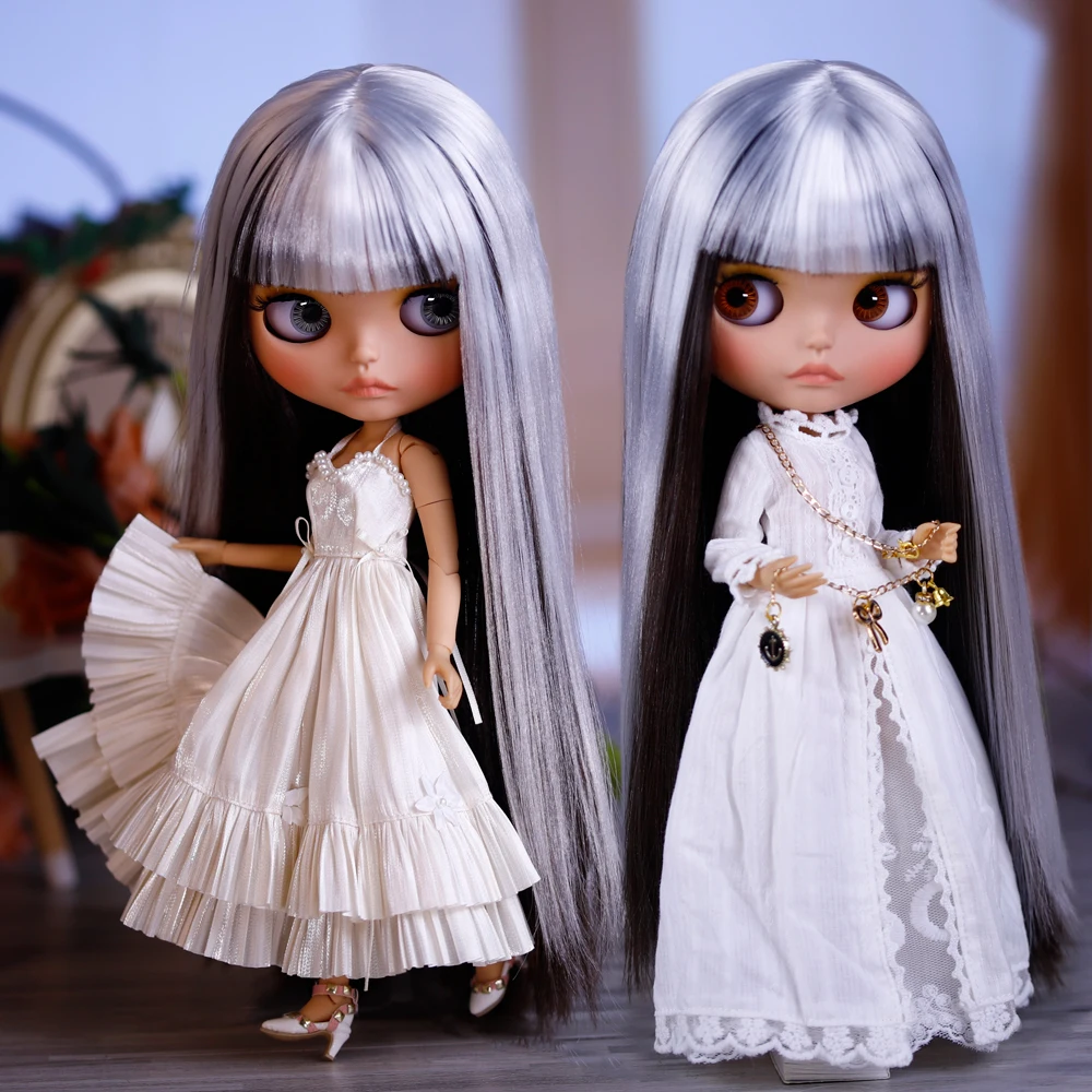 ICY DBS Blyth Doll 1/6 Scale 30cm Tan Skin Matte Face Upper & Lower Layer Hair Color Girl Doll BJD Toy Gift