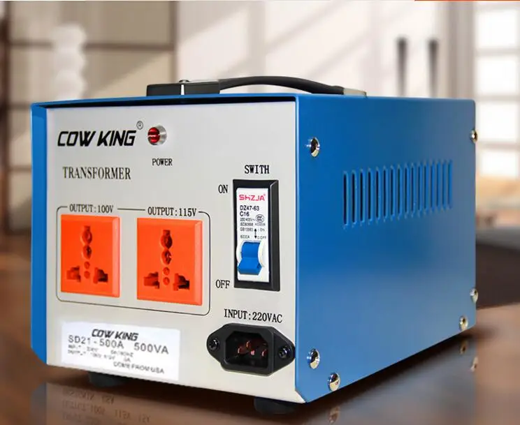 

Authentic American Cowking COWKING 100% pure copper 220V to 100V 115V 500W transformer