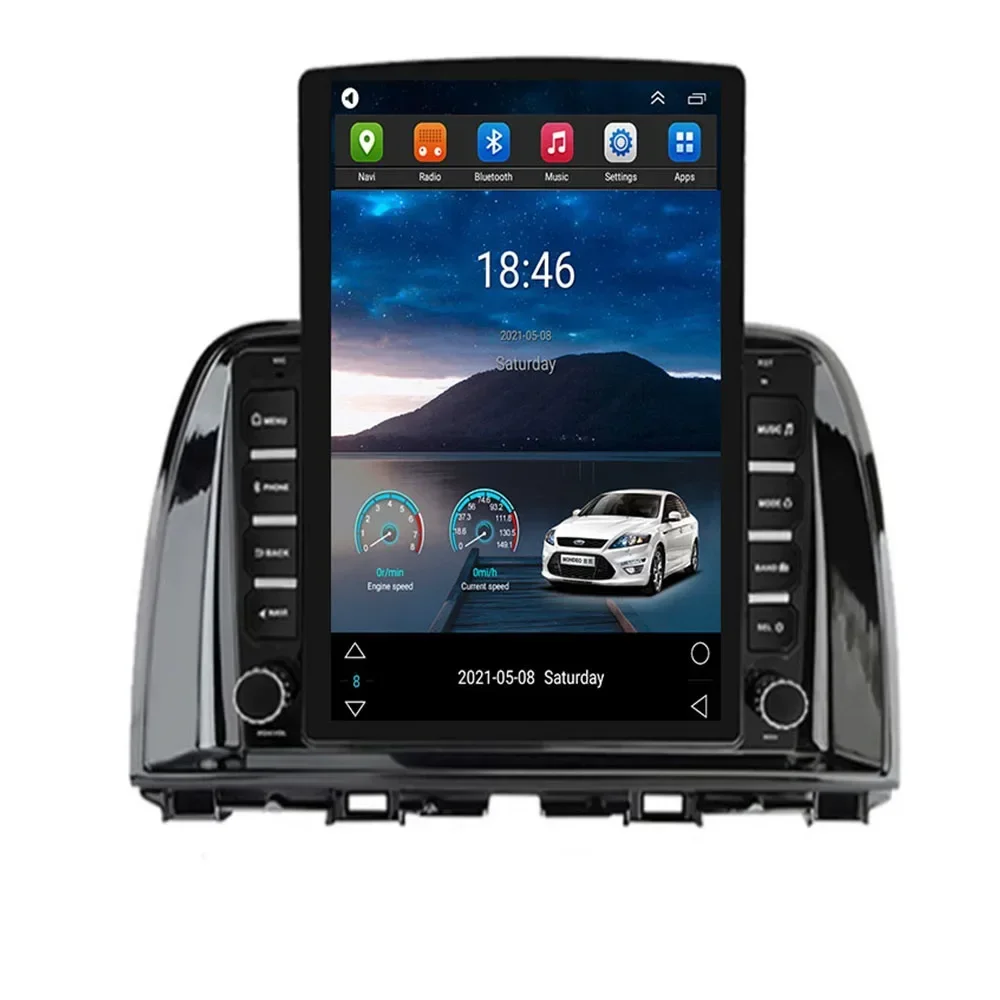 Tesla screen Android 14 For Mazda CX5 CX-5 2012-2015 Car radio multimedia player GPS navi Stereo 4G 8Core Autoradio 2din
