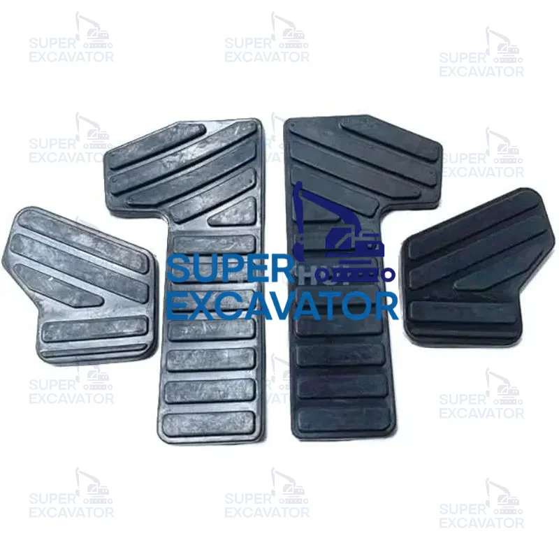 

For Hyundai R80/150/210/215/225/305-7 Excavator Walking Foot Pedal Rubber Cover Foot Leather Foot Rubber