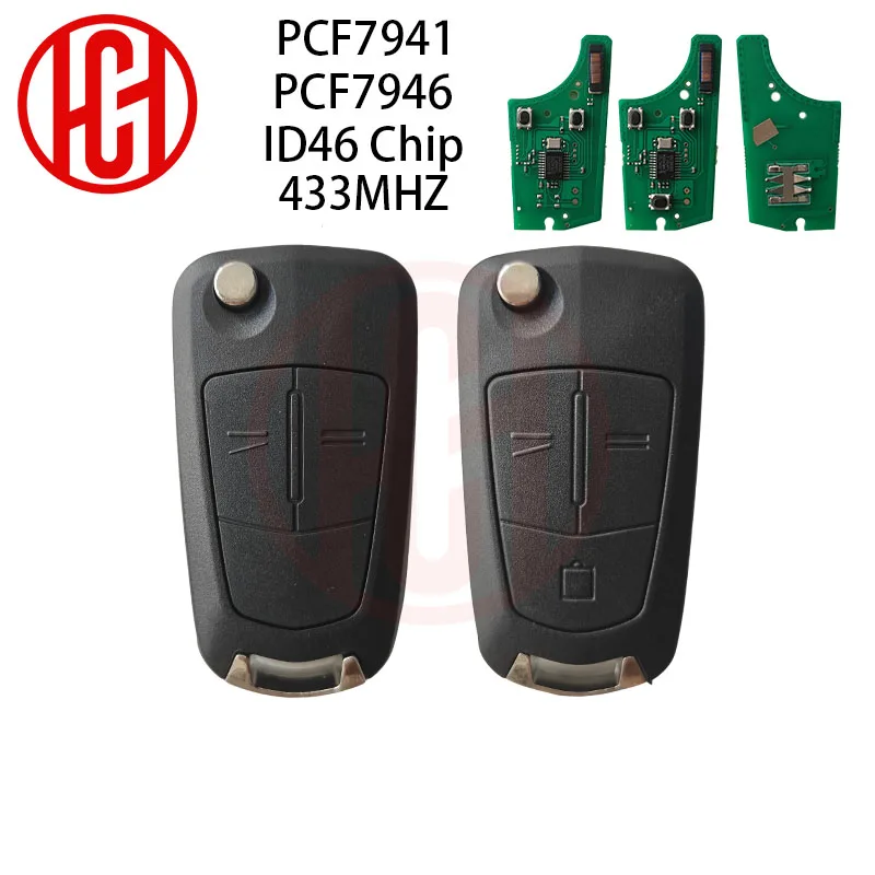 

ID46 чип откидной дистанционный ключ от автомобиля 433 МГц для Opel/Vauxhall Astra H 2004-2009 Zafira B 2005-2013 Vectra C 2002-2008 Corsa D 2007-2012